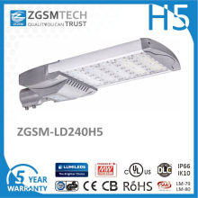 Ce RoHS aprovado 5 anos de garantia 240W luz de rua LED com IP66